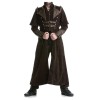 Punk Mens Gothic Steampunk Coat Brown Vtg Regency Highwayman 